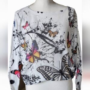 LUISA Ricci made in Italy beautiful butterfly's sweter